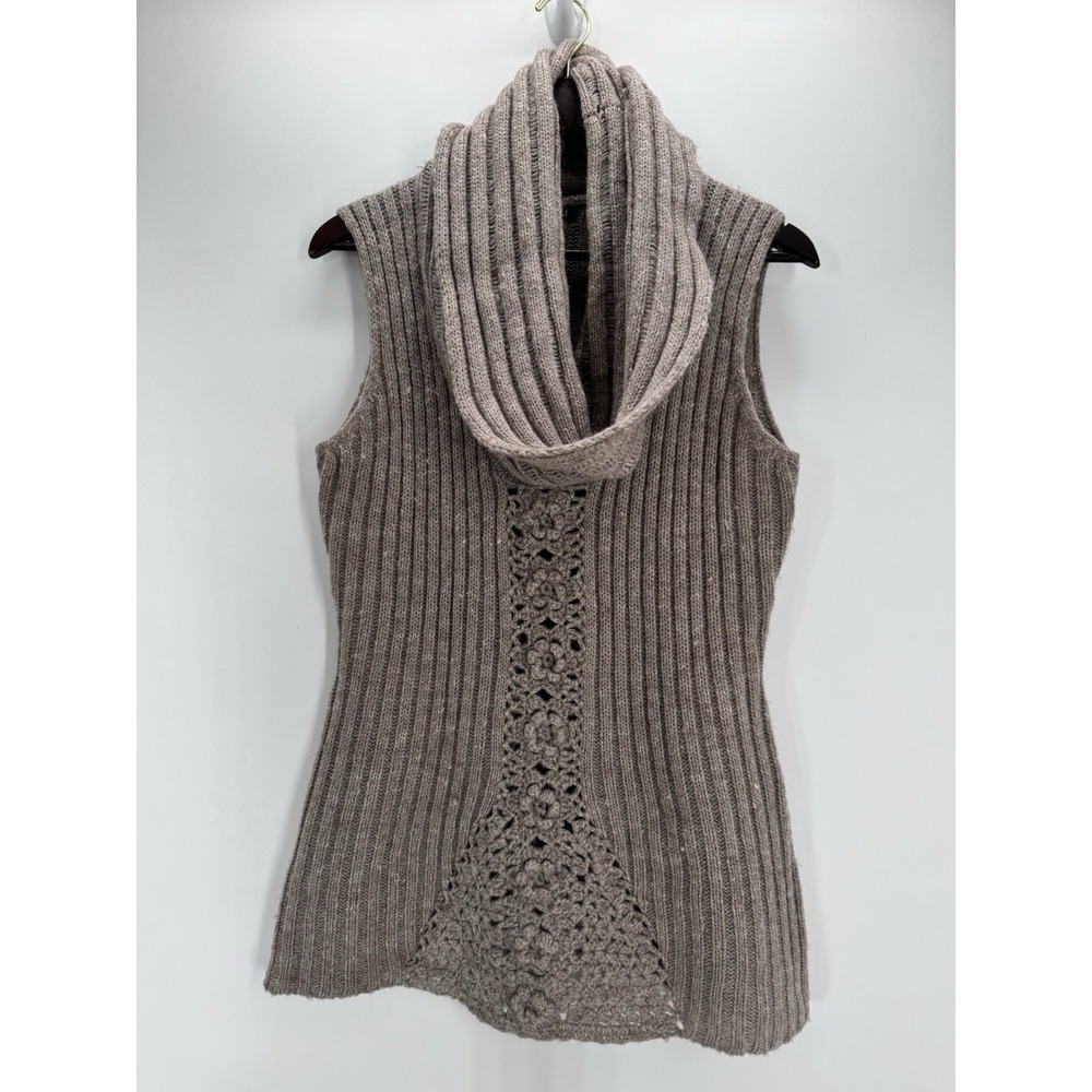 Roz & Ali Wool Blend Ombre Sweater Vest Brown Size 18/20